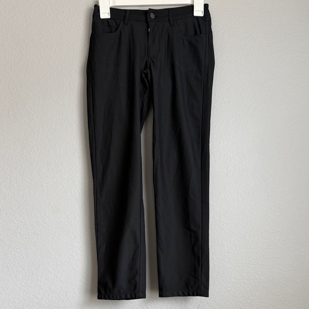 Johnnie-O Prep-Formance Kids Black Pants Adjustable Waistband Size 10